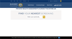 Desktop Screenshot of bluecrestscreening.com